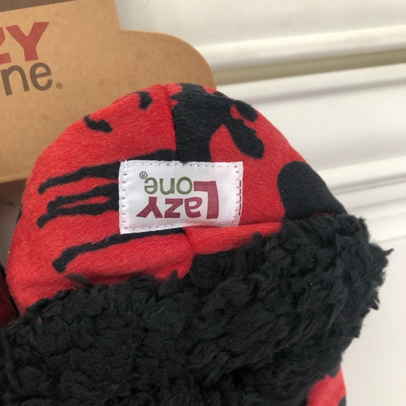 🫎 NWT Lazy One Women’s Moose Fuzzy Feet slippers - Picture 5 of 8